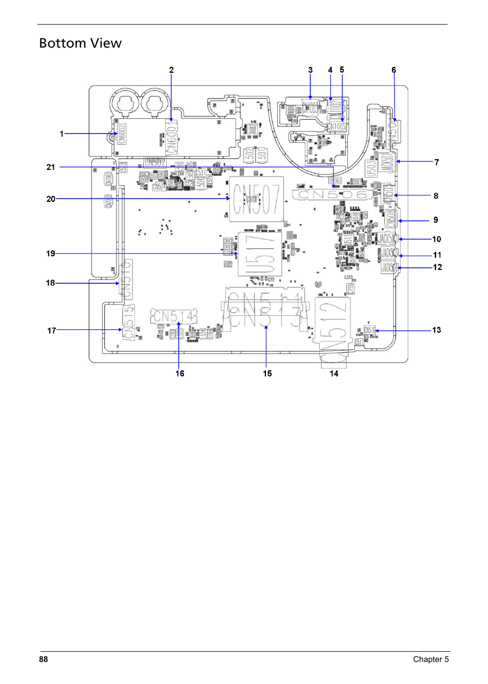 Bottom view | Aspire Digital 6935G User Manual | Page 96 / 128