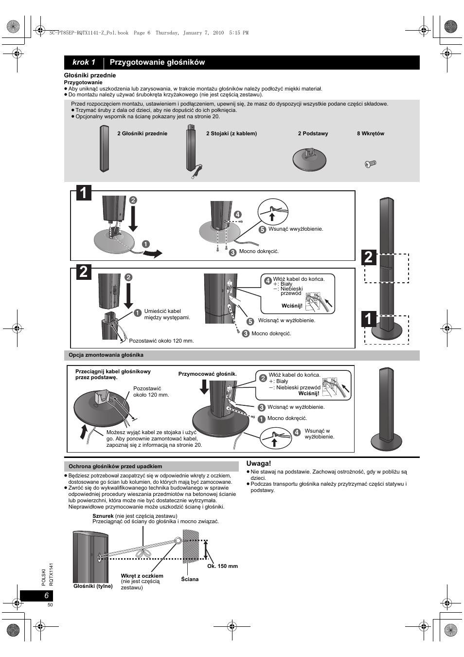 Panasonic SCPT85EP User Manual | Page 50 / 94