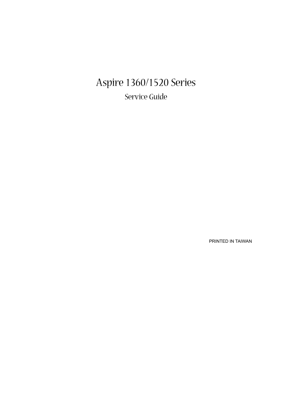 Aspire Digital 1360 User Manual | 142 pages