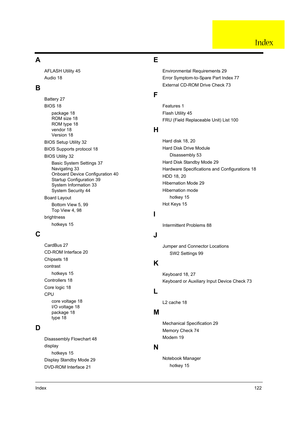 Index | Aspire Digital 1360 User Manual | Page 141 / 142