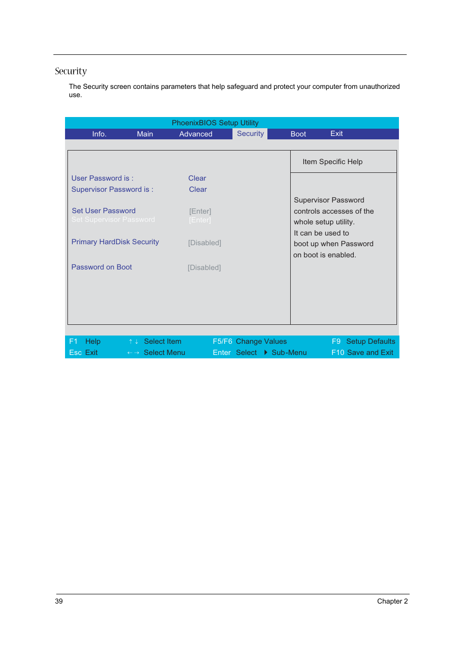 Security | Aspire Digital 1360 User Manual | Page 48 / 142