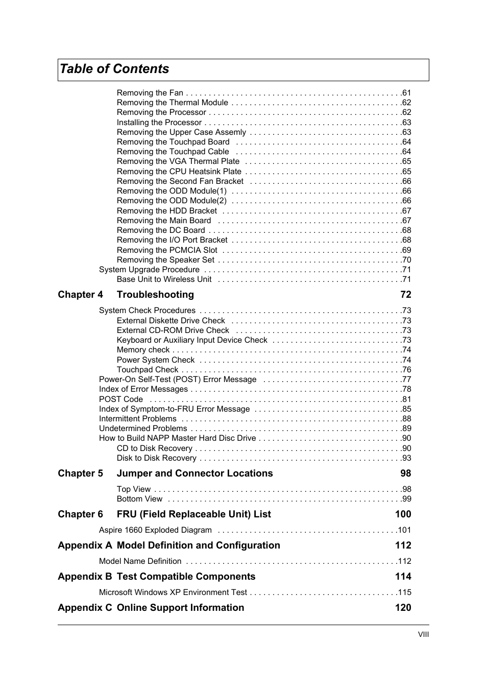 Aspire Digital 1360 User Manual | Page 8 / 142
