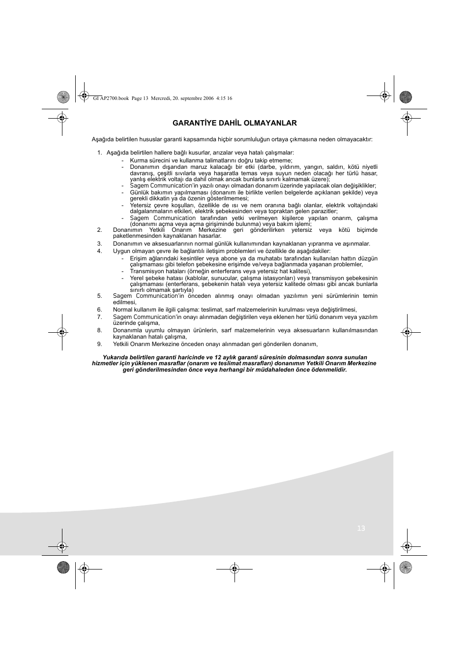 AGFA AP2700 User Manual | Page 177 / 192
