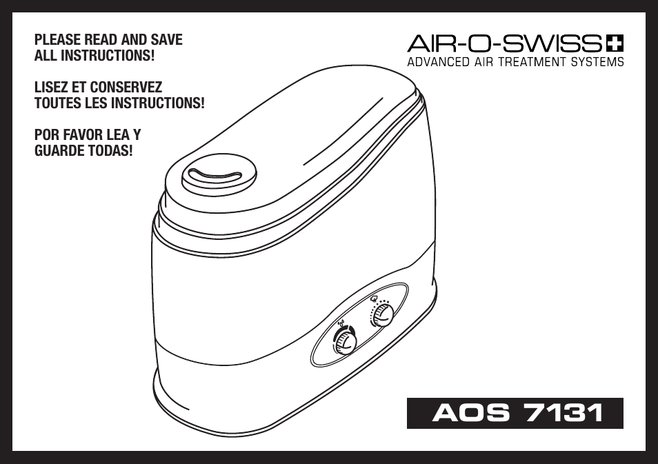 Air-O-Swiss AOS 7131 User Manual | 17 pages