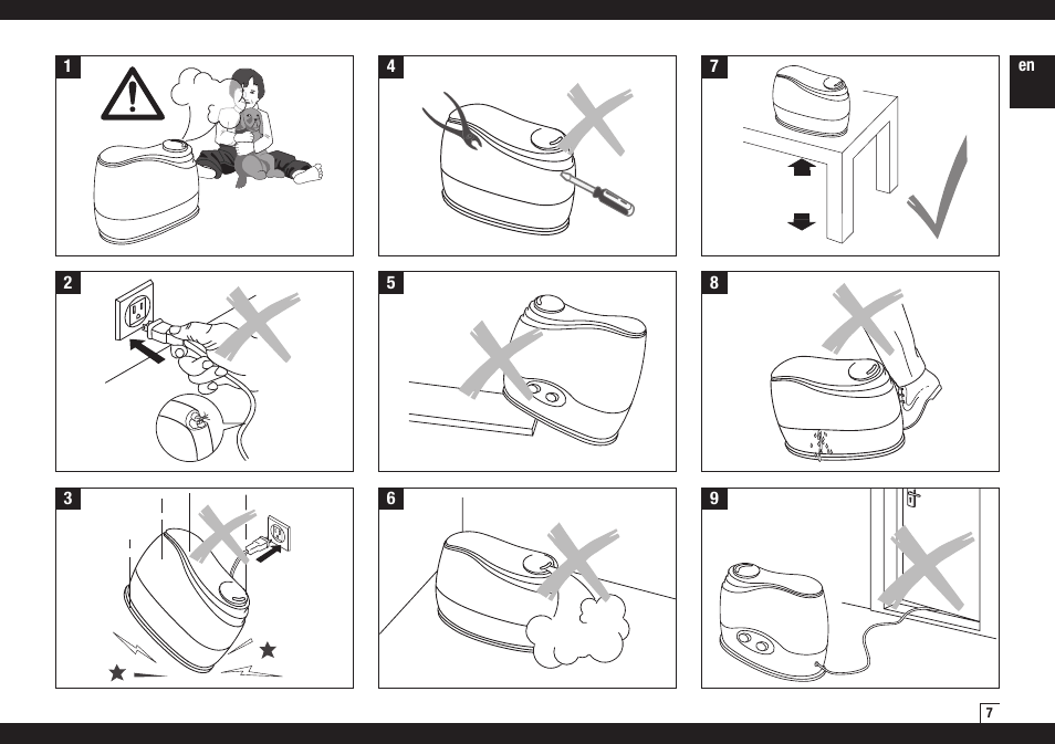 Air-O-Swiss AOS 7131 User Manual | Page 7 / 17