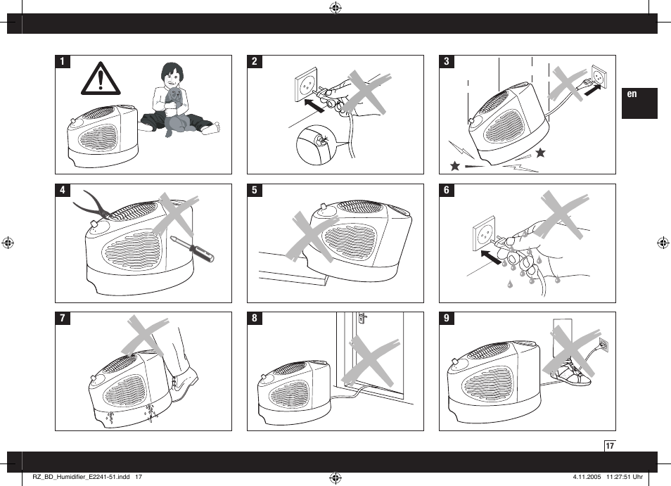 Air-O-Swiss AOS E2251 User Manual | Page 5 / 16