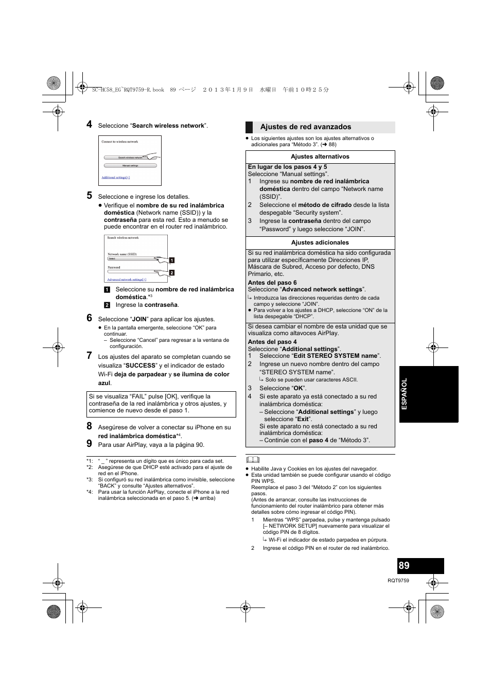 Panasonic SCHC58EG User Manual | Page 89 / 108