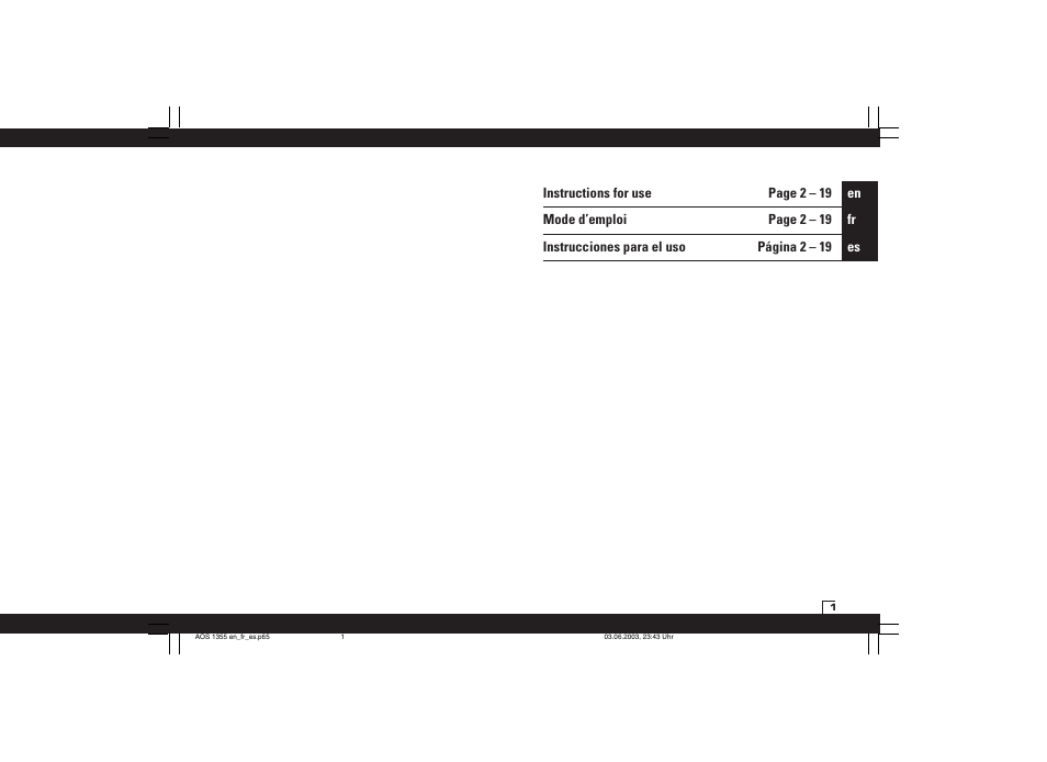 Air-O-Swiss AOS 1355N User Manual | Page 3 / 24