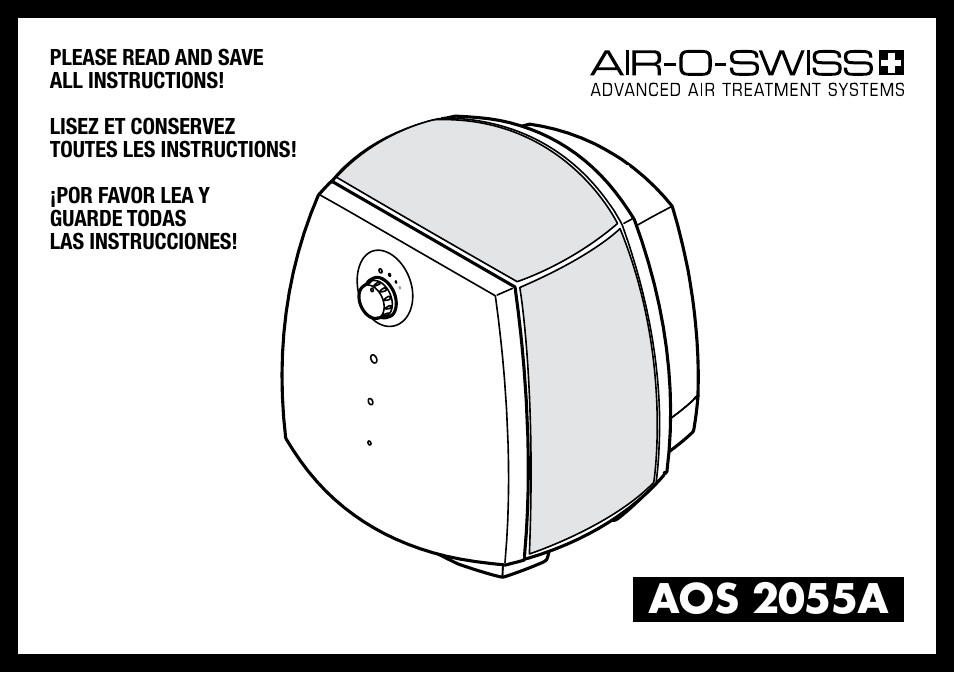 Air-O-Swiss AOS2055A User Manual | 20 pages