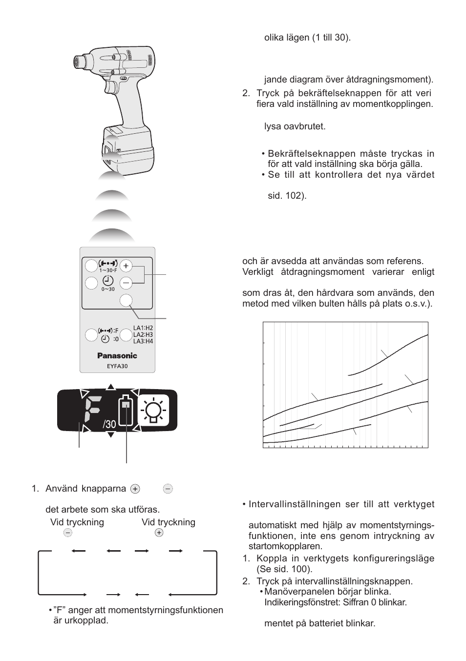 Viktigt | Panasonic EYFLA1 User Manual | Page 101 / 168