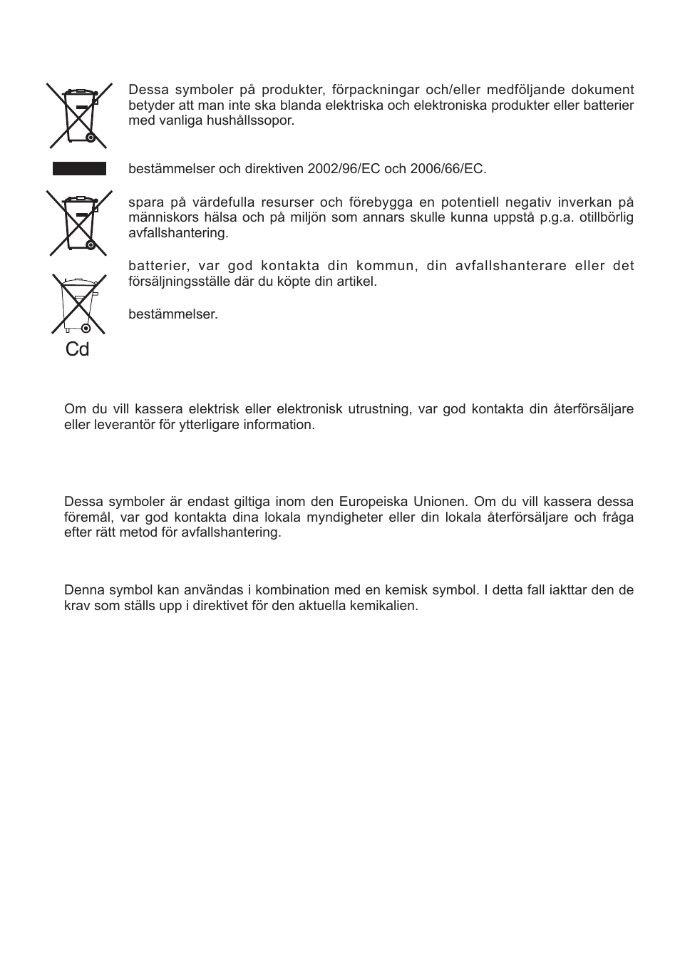 För affärsanvändare inom den europeiska unionen | Panasonic EYFLA1 User Manual | Page 105 / 168