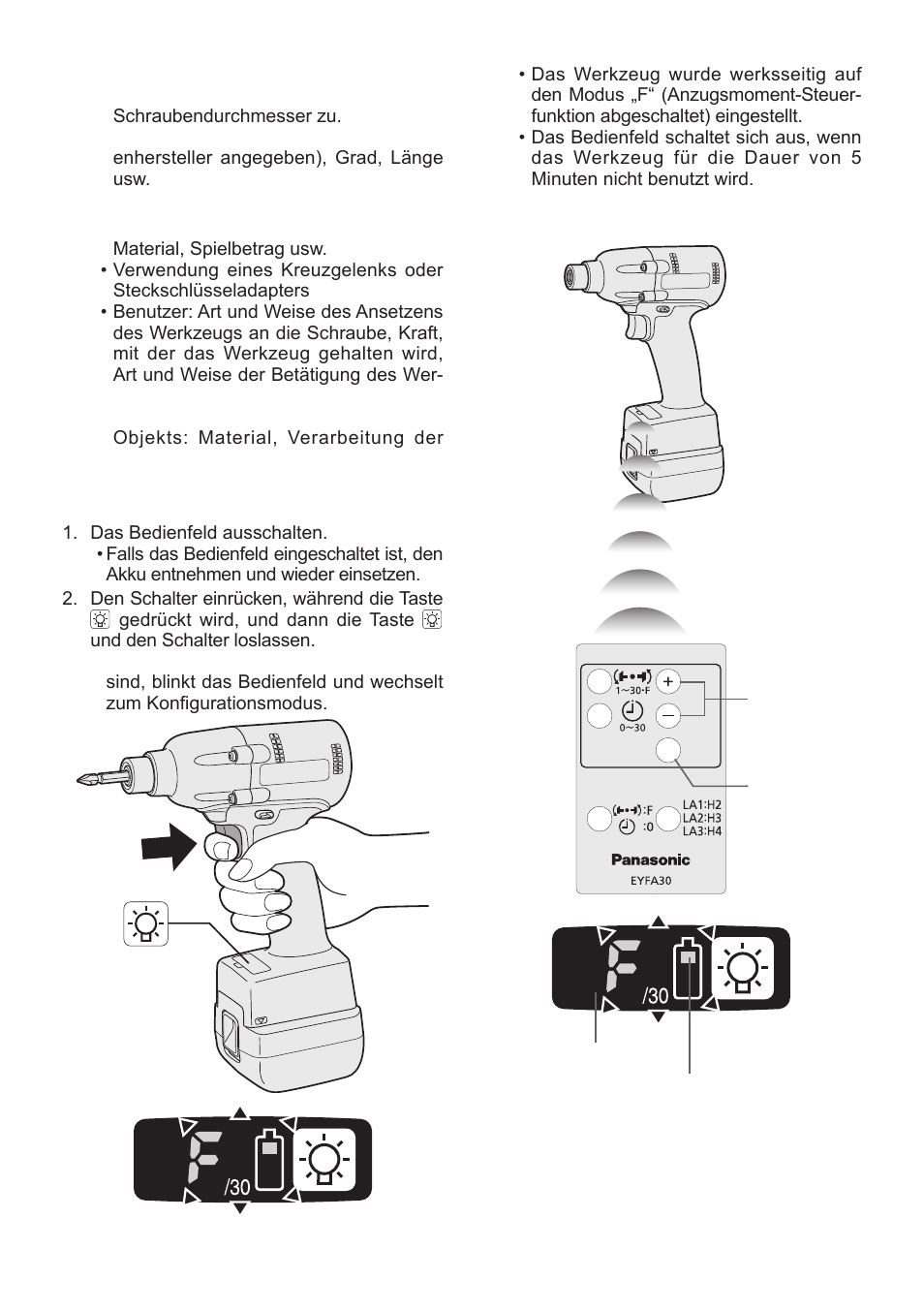 Panasonic EYFLA1 User Manual | Page 23 / 168