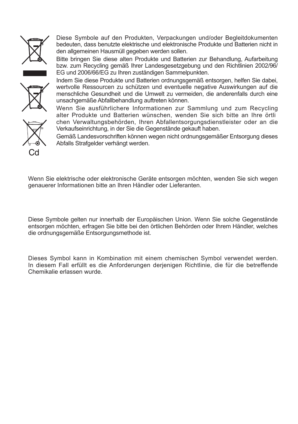 Für geschäftliche nutzer in der europäischen union | Panasonic EYFLA1 User Manual | Page 28 / 168