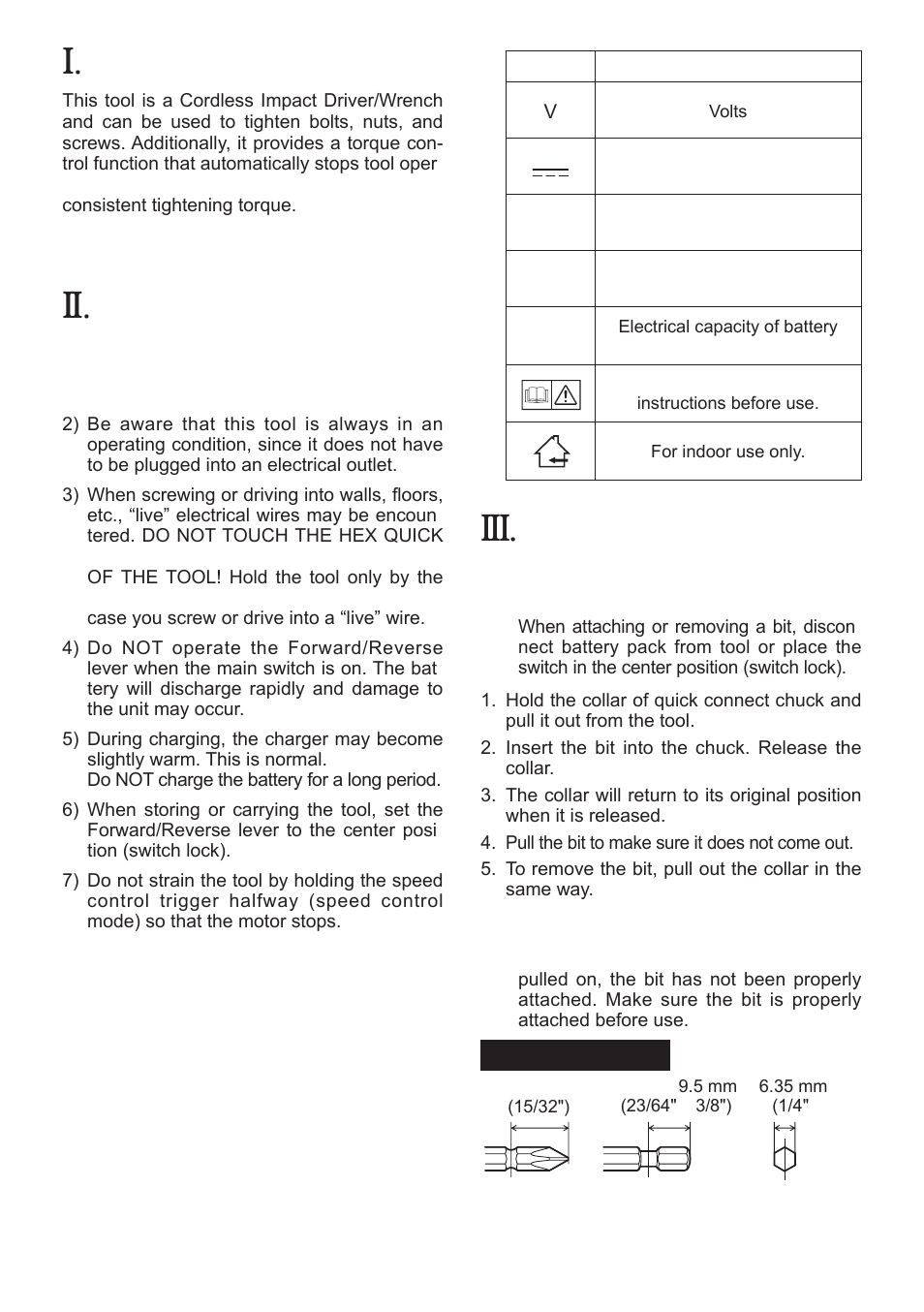 Intended use, Additional safety rules, Assembly | Attaching or removing bit | Panasonic EYFLA1 User Manual | Page 6 / 168