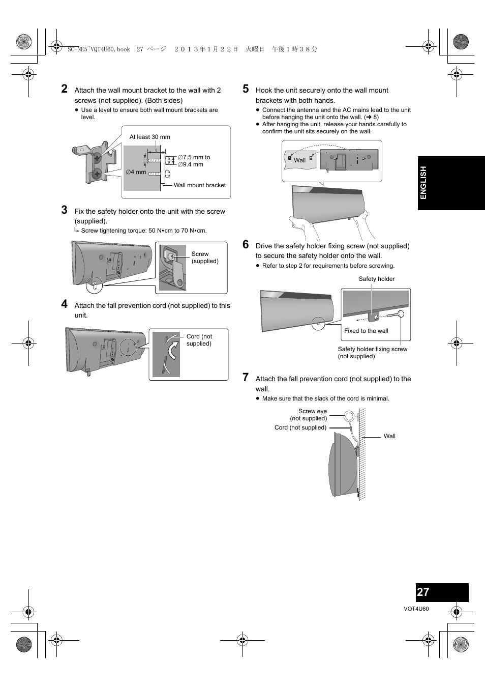 Panasonic SCNE5EG User Manual | Page 27 / 88