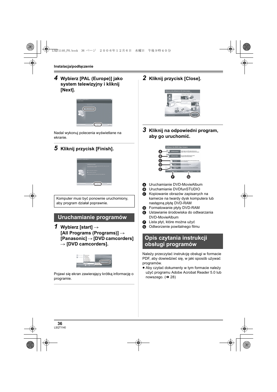 Panasonic VDRD310EP User Manual | Page 36 / 100