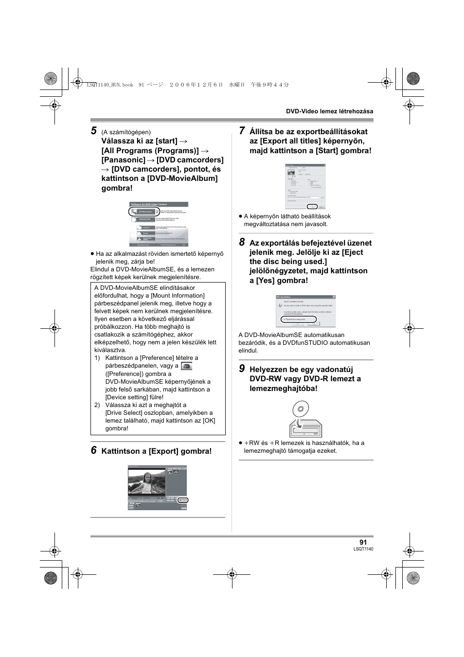 Panasonic VDRD310EP User Manual | Page 91 / 100