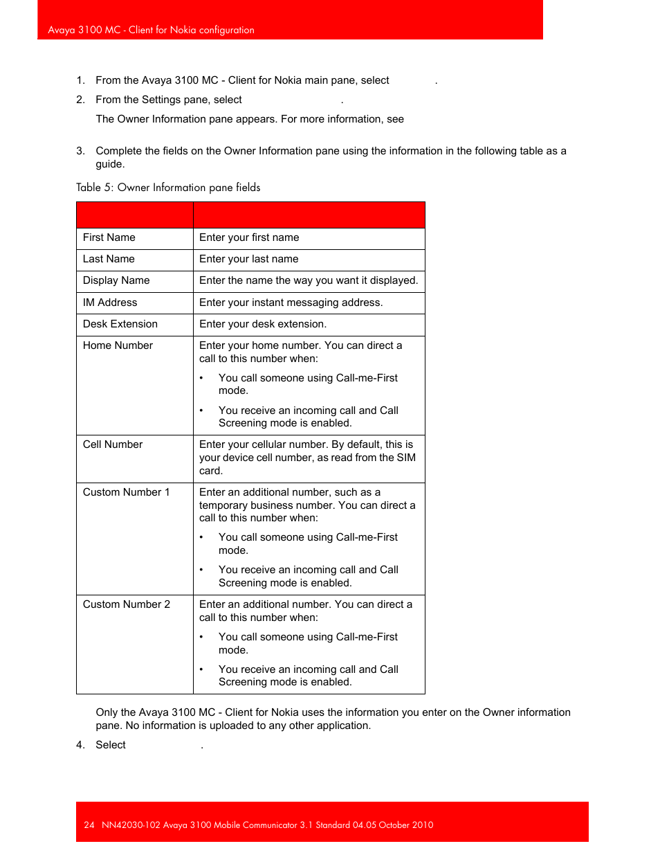 Avaya NN42030-102 User Manual | Page 24 / 60