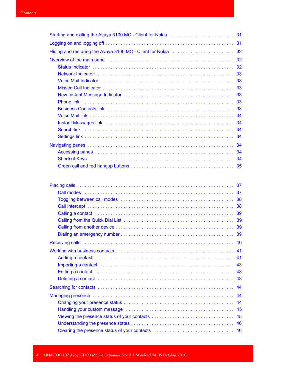 Avaya NN42030-102 User Manual | Page 4 / 60