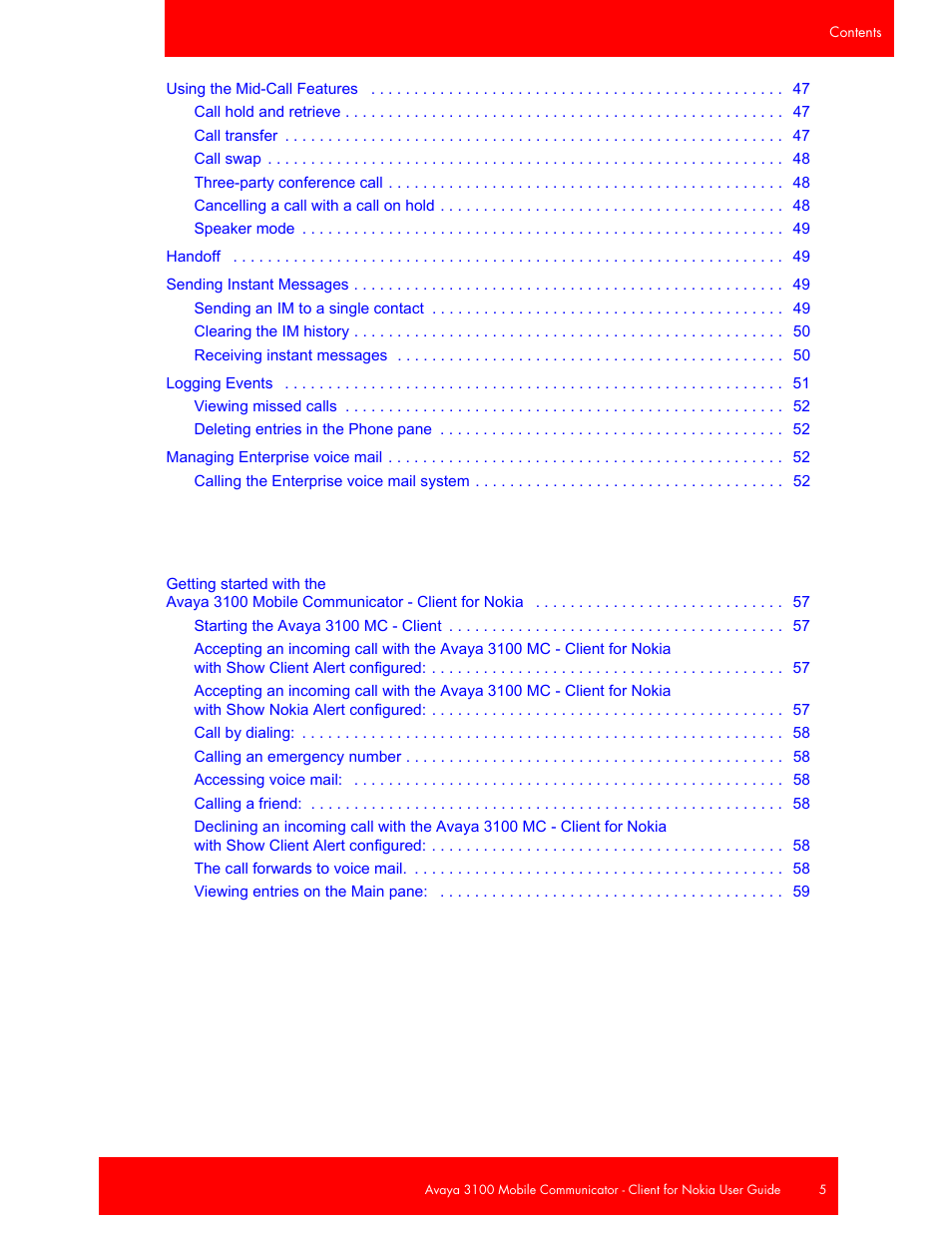 Avaya NN42030-102 User Manual | Page 5 / 60