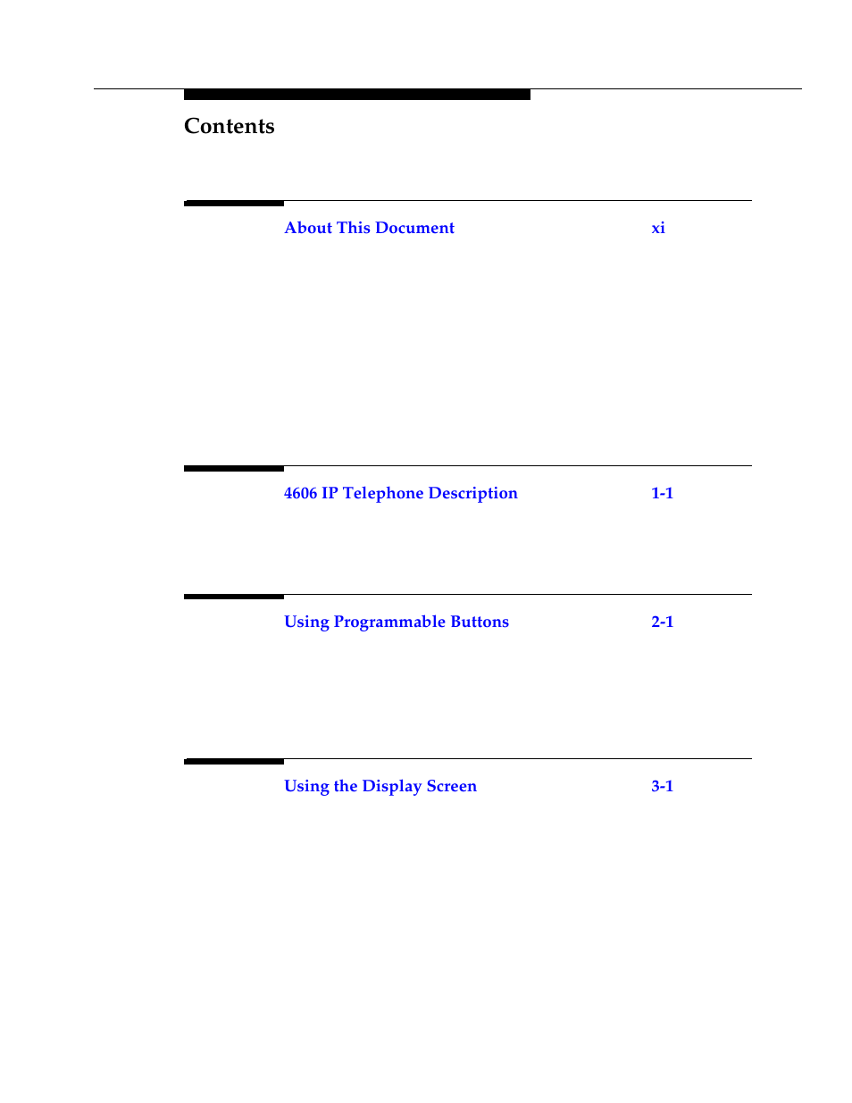 Avaya DEFINITY 4606 User Manual | Page 5 / 60