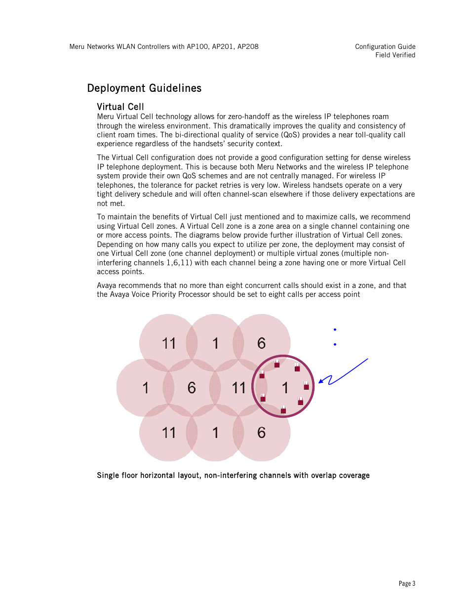 Deployment guidelines | Avaya AP201 User Manual | Page 3 / 10