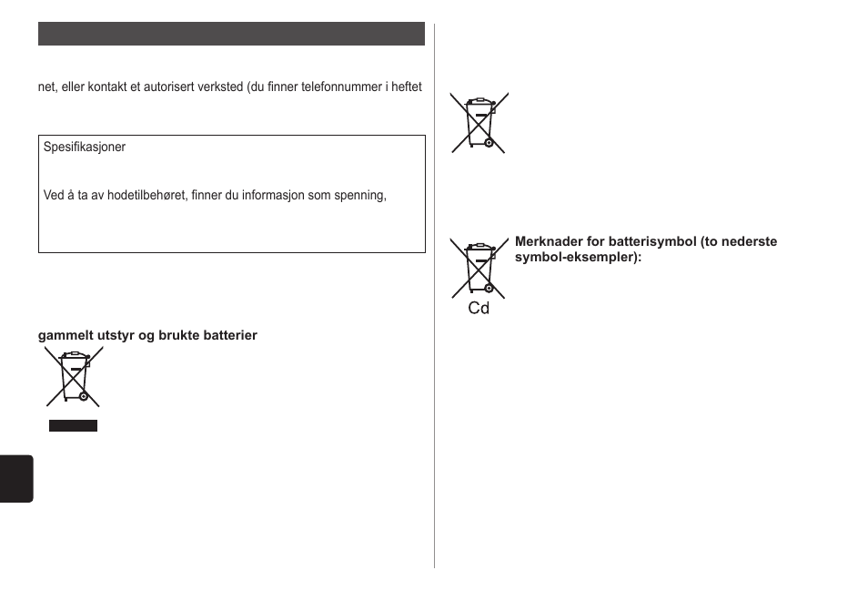 Garanti | Panasonic ESWD10 User Manual | Page 52 / 110