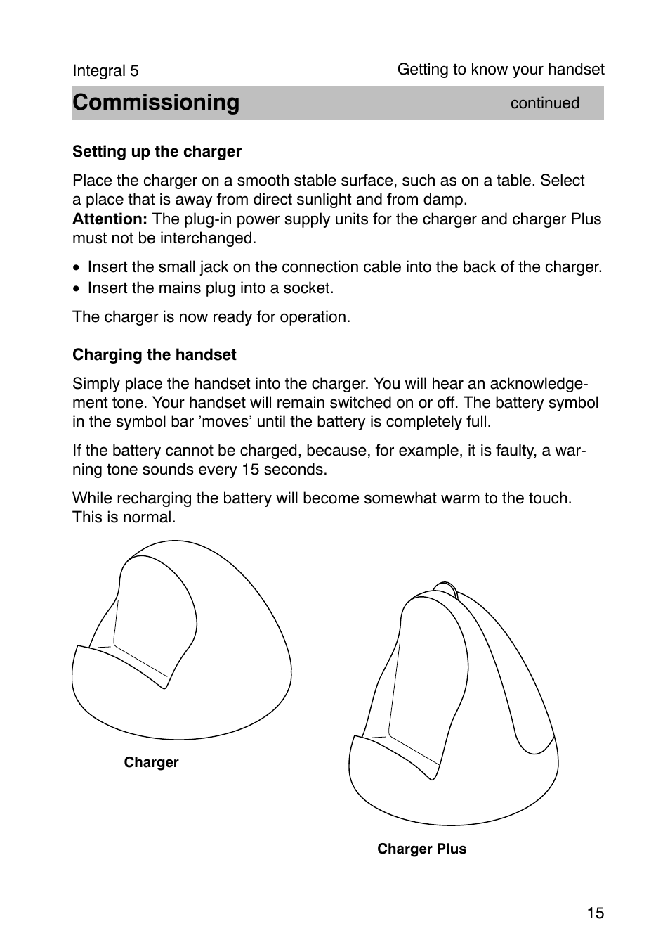 Commissioning | Avaya Integral 3 / 5 FC1 User Manual | Page 15 / 120