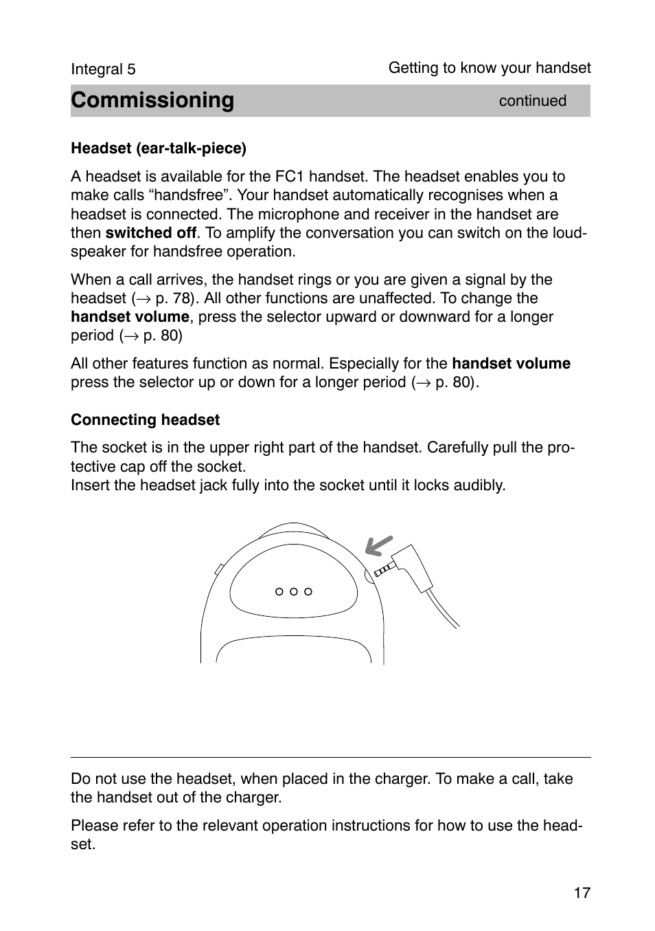 Commissioning | Avaya Integral 3 / 5 FC1 User Manual | Page 17 / 120