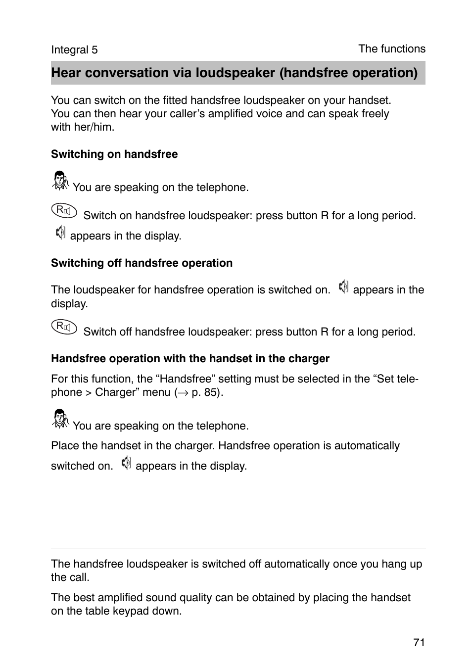 Avaya Integral 3 / 5 FC1 User Manual | Page 71 / 120