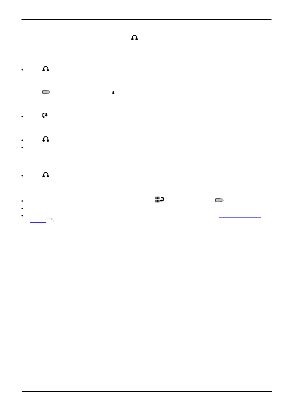 Headset working, 4 headset working | Avaya 5610 User Manual | Page 16 / 64