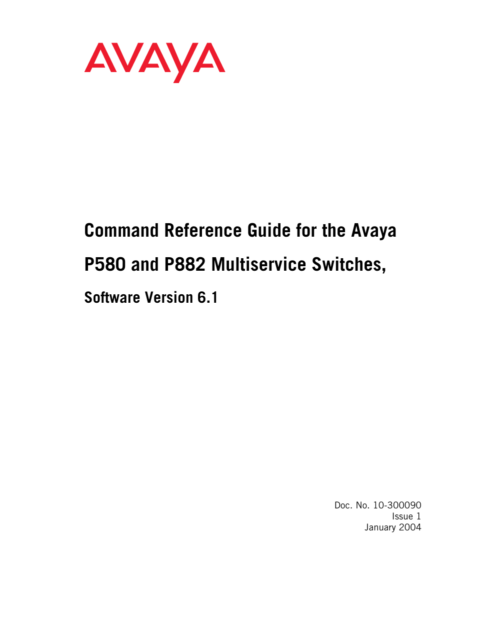 Avaya P580 User Manual | 764 pages