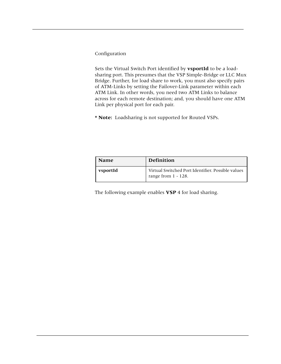 Set vsport load-share | Avaya Cajun P880 User Manual | Page 152 / 162