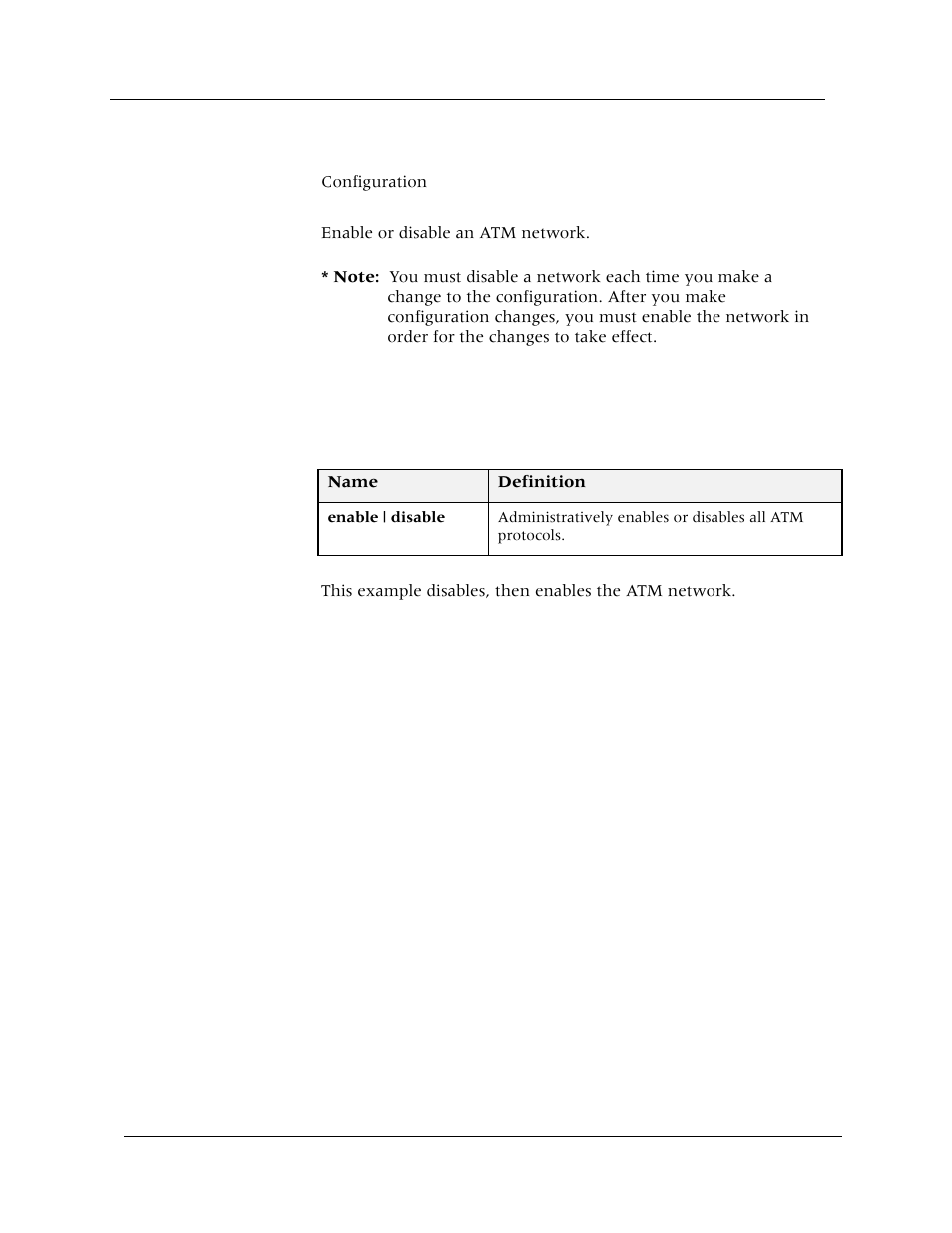 Set network, Command mode, Description | Syntax, Sample output | Avaya Cajun P880 User Manual | Page 30 / 162