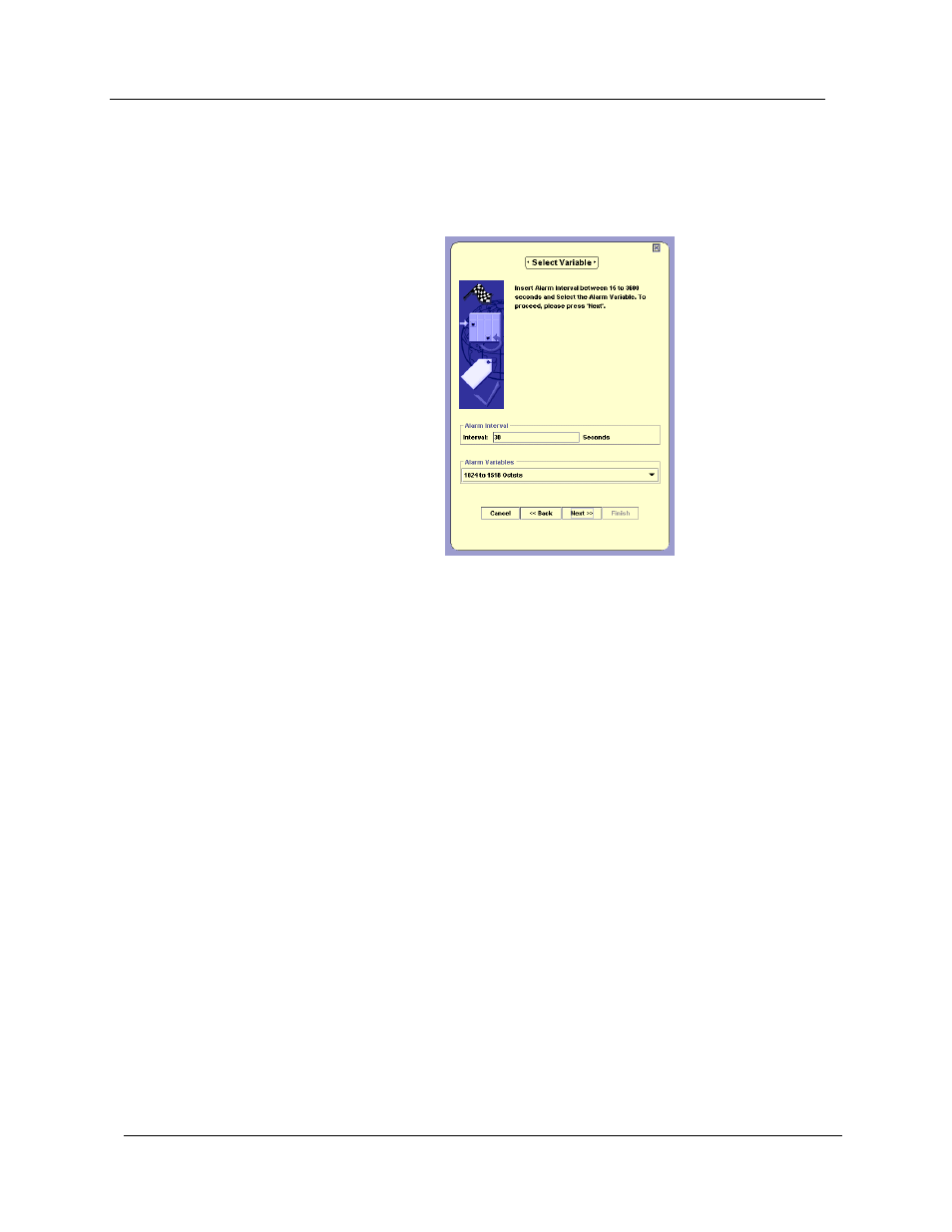 Select interval and counter | Avaya P120 SMON User Manual | Page 42 / 71