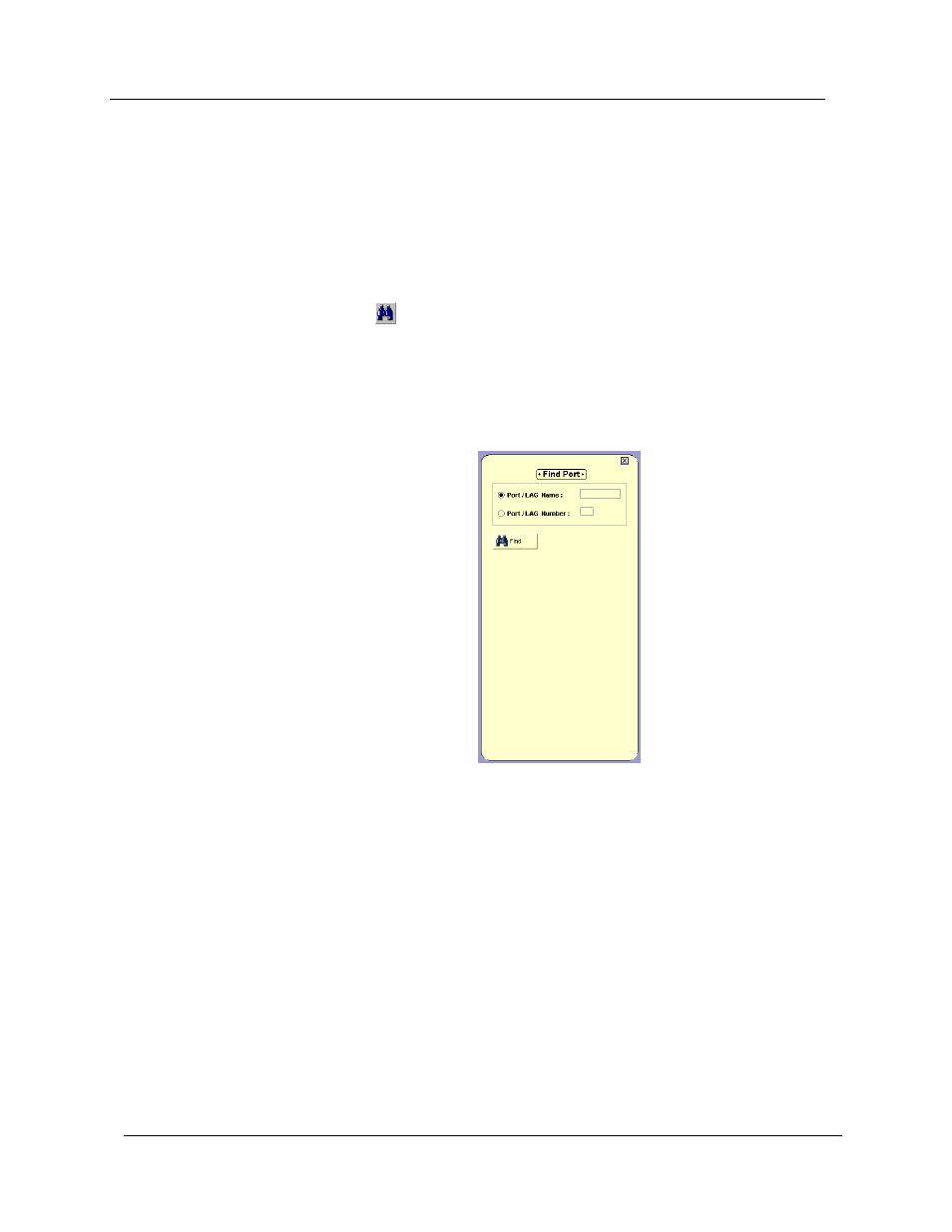 Using the find dialog box | Avaya P120 SMON User Manual | Page 58 / 71