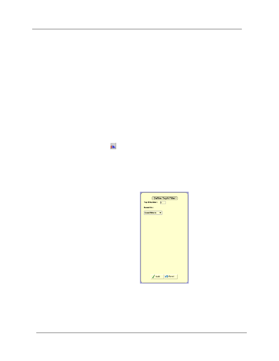 Using the define topn filter dialog box | Avaya P120 SMON User Manual | Page 64 / 71