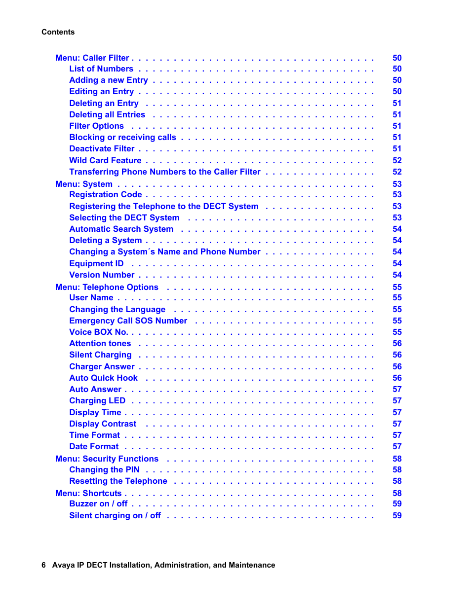 Avaya 3711 User Manual | Page 6 / 66