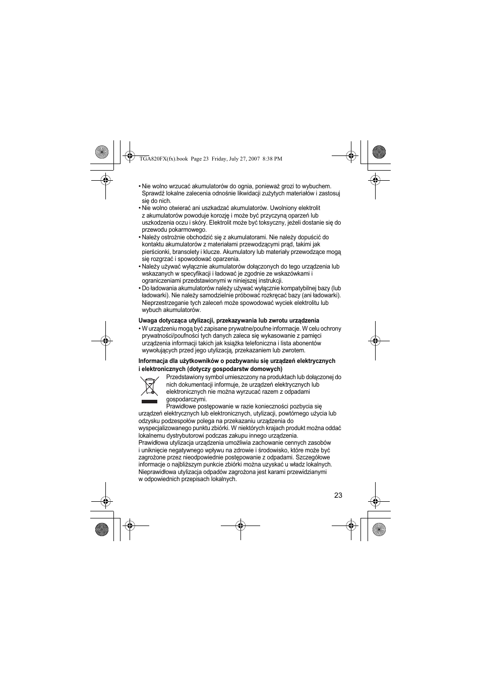 Panasonic KXTGA820FX User Manual | Page 23 / 40