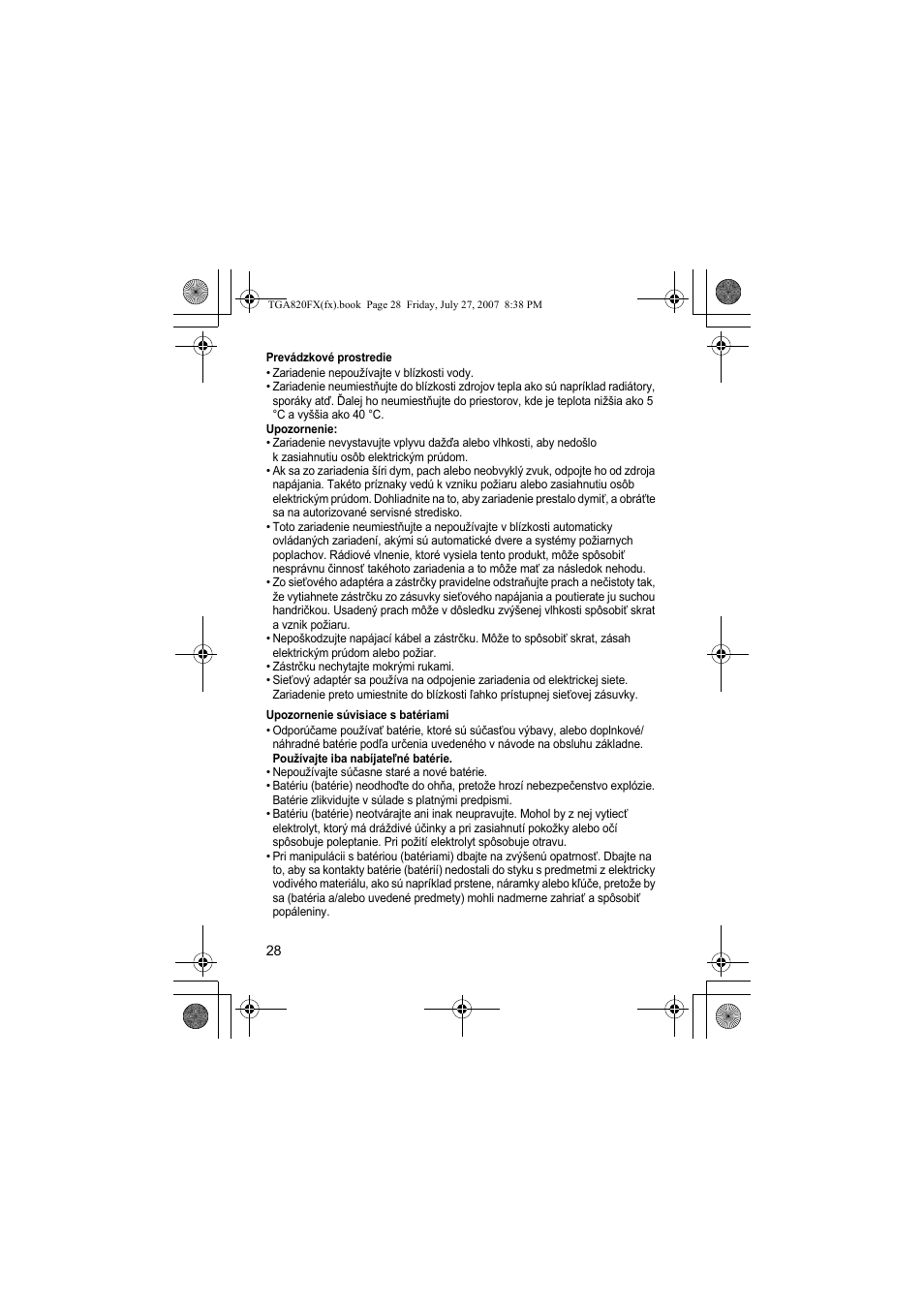 Panasonic KXTGA820FX User Manual | Page 28 / 40