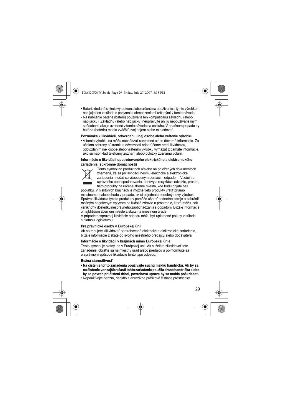 Panasonic KXTGA820FX User Manual | Page 29 / 40