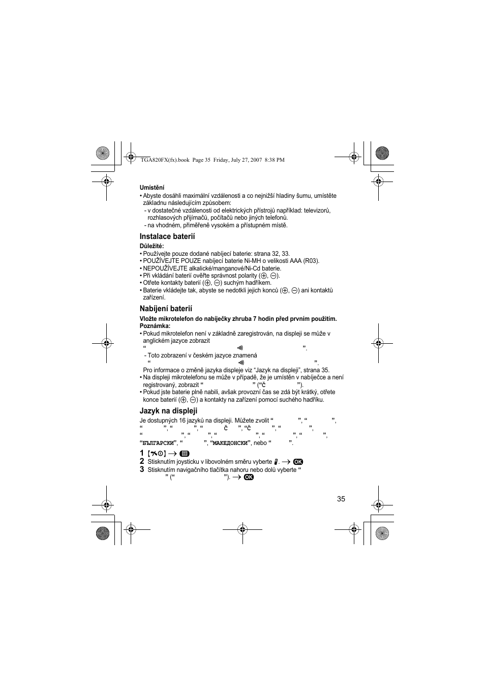 Panasonic KXTGA820FX User Manual | Page 35 / 40