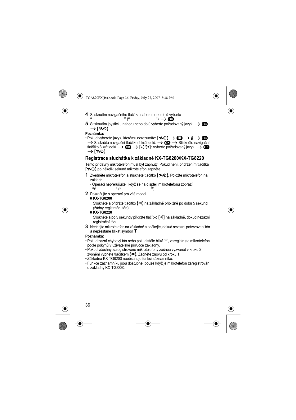 Panasonic KXTGA820FX User Manual | Page 36 / 40