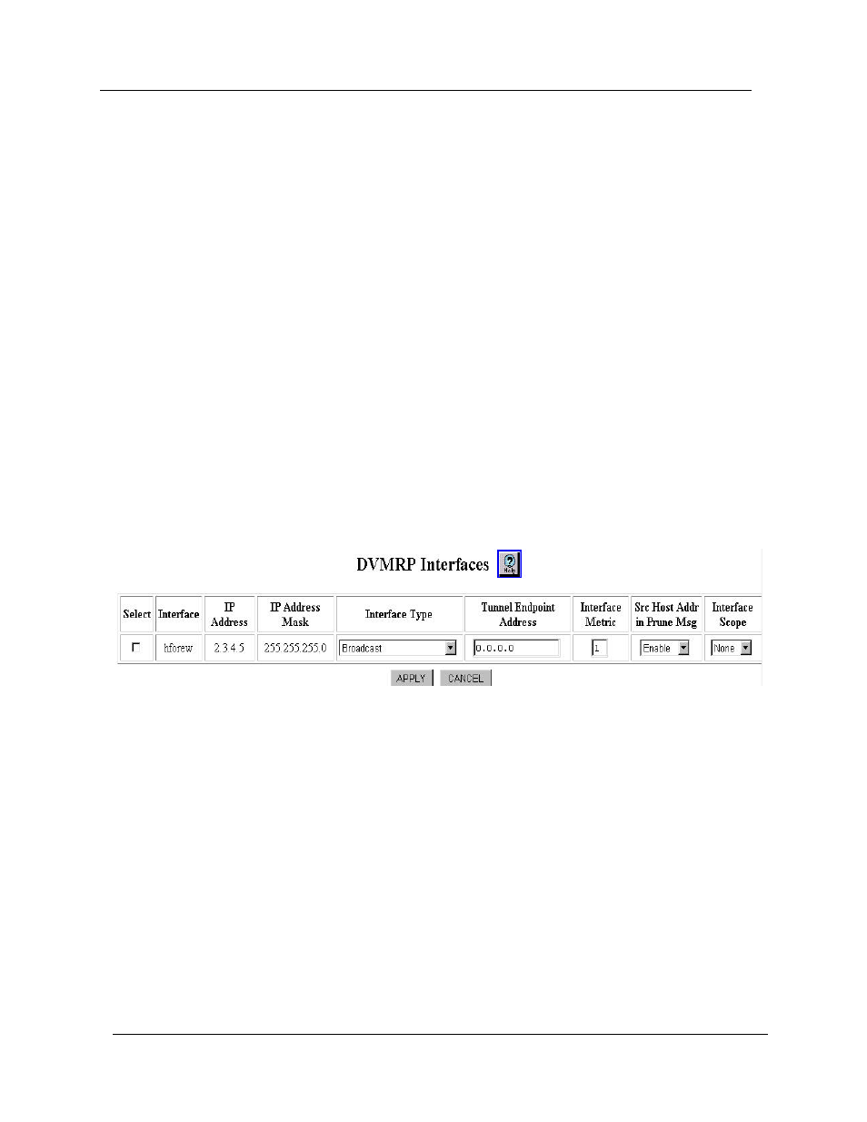 Modifying a dvmrp interface, Modifying the dvmrp interface using the web agent | Avaya Cajun P882 User Manual | Page 260 / 605