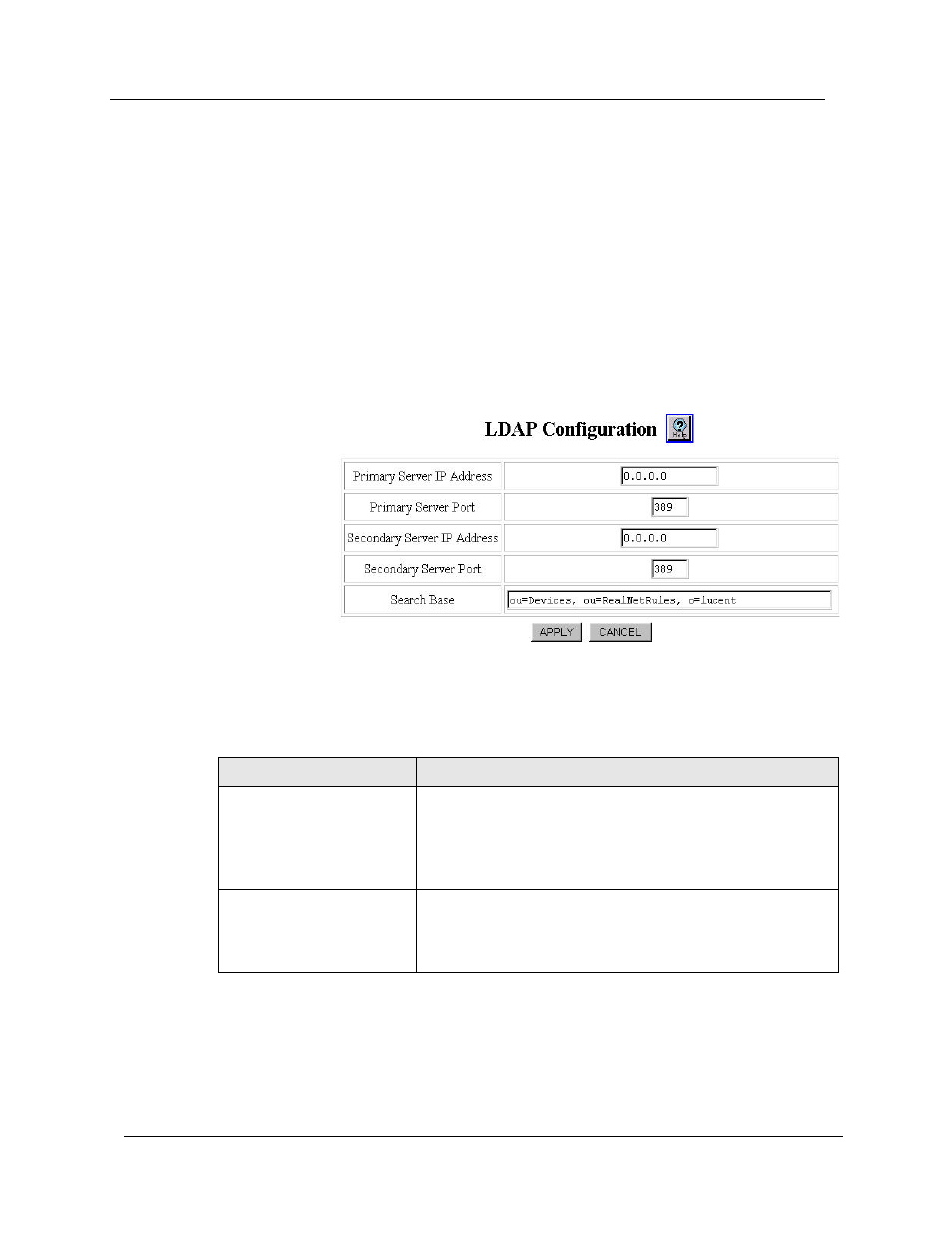 Configuring ldap settings, Configuring ldap settings from the web agent | Avaya Cajun P882 User Manual | Page 302 / 605