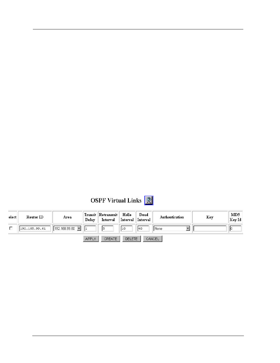 Creating ospf virtual links, Modifying ospf interfaces using the cli, Creating ospf virtual links using the web agent | Avaya Cajun P882 User Manual | Page 327 / 605