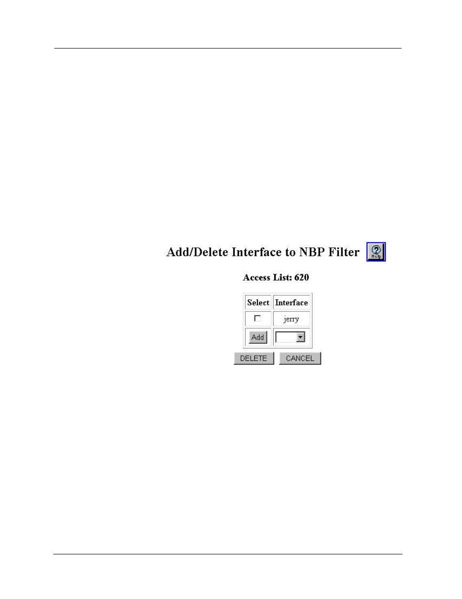 Adding or deleting interfaces to an nbp filter | Avaya Cajun P882 User Manual | Page 409 / 605