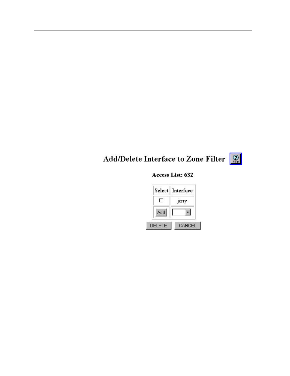 Adding or deleting interfaces to a zone filter | Avaya Cajun P882 User Manual | Page 413 / 605