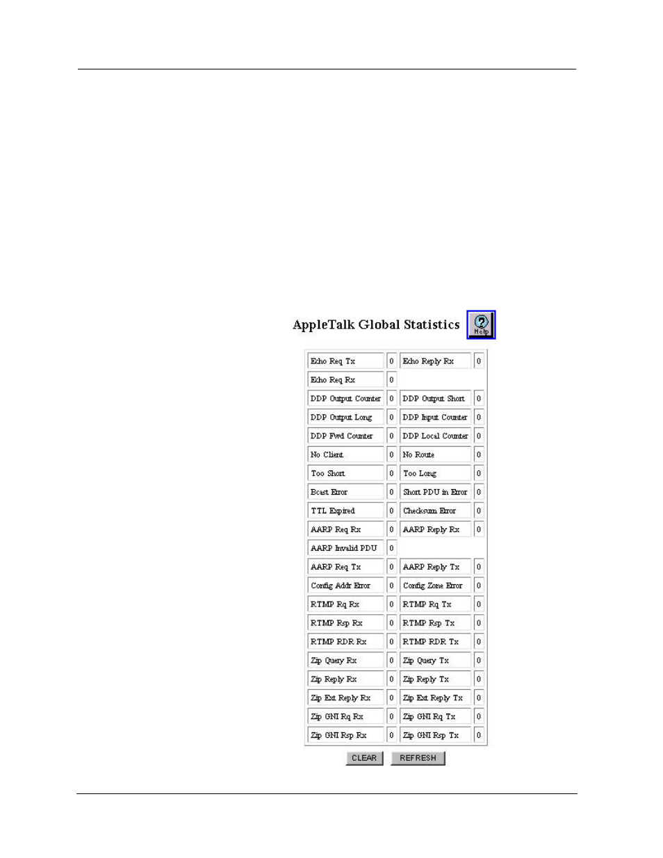 Viewing appletalk global statistics | Avaya Cajun P882 User Manual | Page 415 / 605