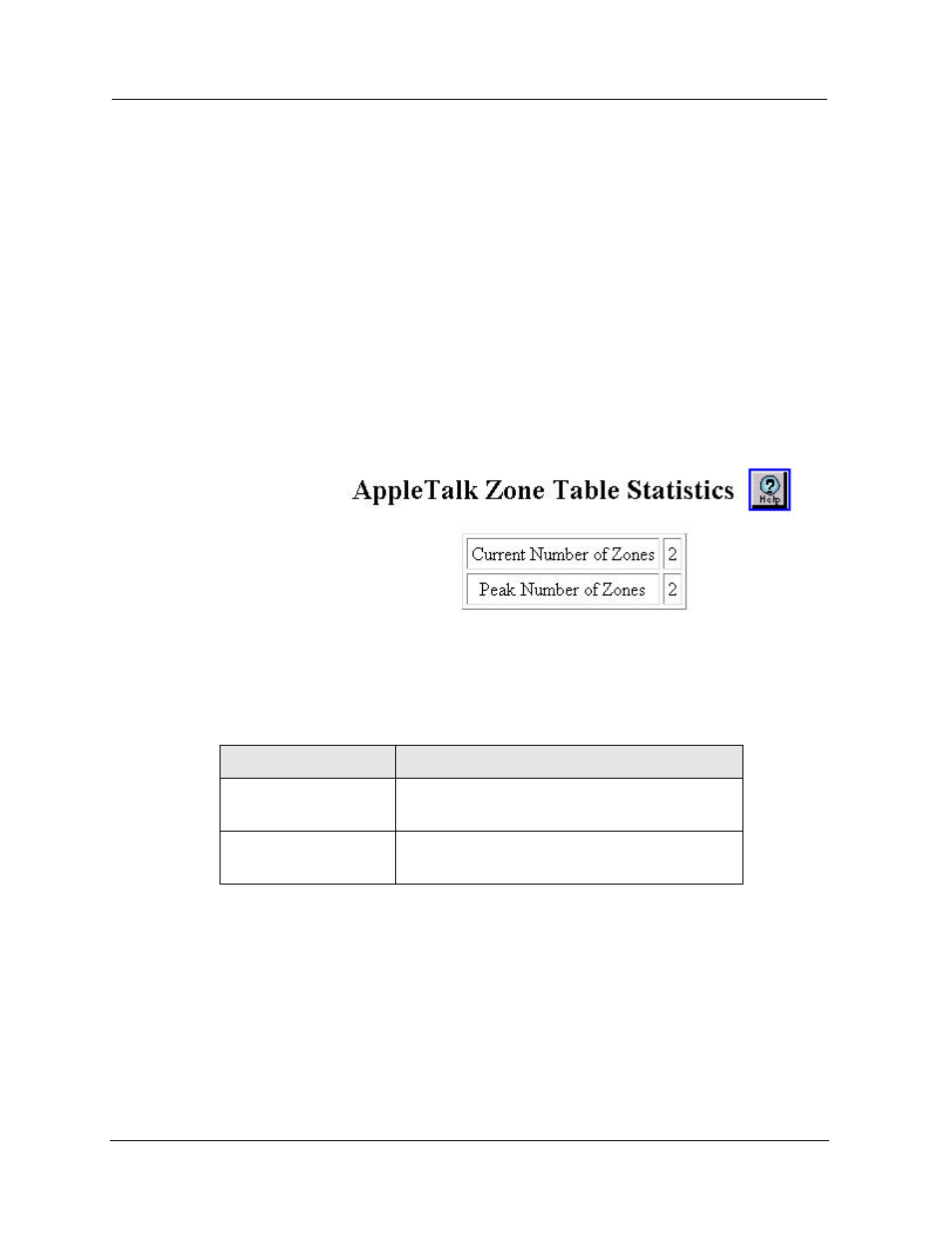 Viewing appletalk zone table statistics | Avaya Cajun P882 User Manual | Page 425 / 605